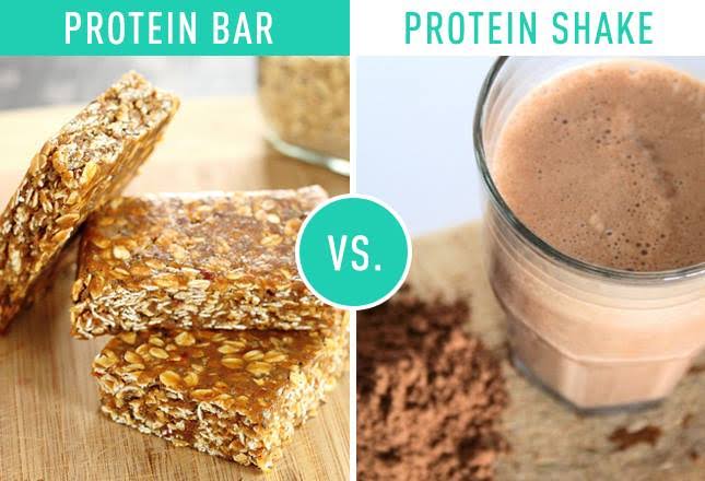 Meal Replacement Shakes vs. Bars