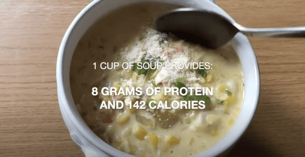 Chicken and Corn Chowder Recipe Using ENU Pro3+ Nutritional Powder