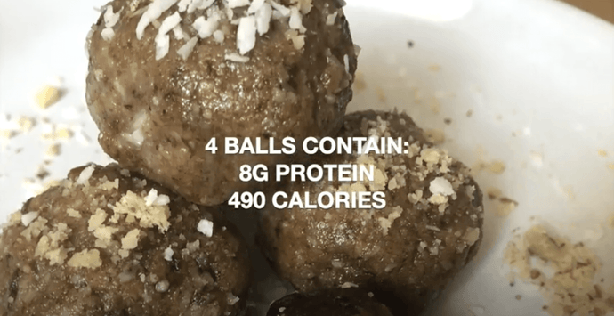 Coconut Date Balls Recipe Using ENU Pro3+ Nutritional Powder